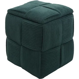 MCW Hocker Q47 Cord 43 x 40 x 40 cm Grün