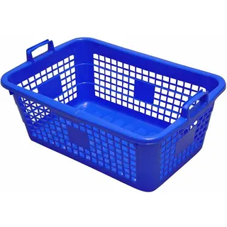 LOCKWEILER   Wäschekorb eckig 45 l, 62 cm, blau