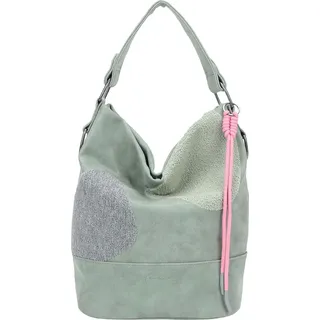 Fritzi aus Preußen Olga Limited Happy Flocked Schultertasche Kunstleder Salbei/Türkis