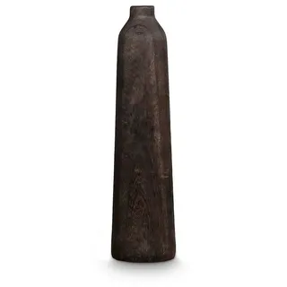 Vase 35 cm Holz Braun