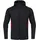 Kapuzenjacke schwarz meliert/rot S