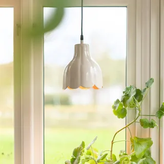 PR Home Tulippa Hängelampe Ø 17 cm, beige, Stecker