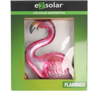 LED-Flamingo bunte Version mit einer weissen LED bis zu 8 Stunden Leuchtdauer, GL1044EZ, 0884620059774