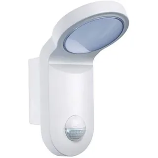 ESYLUX Außenleuchte Aluminium 20,5 cm inkl. Bewegungsmelder weiß