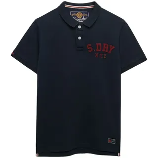 Superdry VINTAGE ATHLETIC POLO blau XL