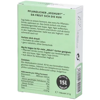 My.Yo Joghurt Ferment Bio vegan 15 g