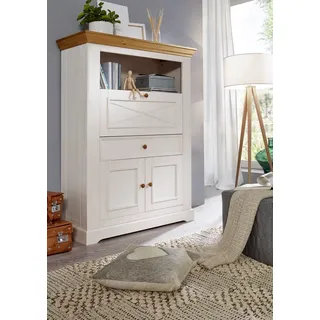G+K Sekretär Minnesota Holz Weiß
