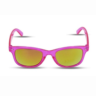 Sonia Originelli Sonnenbrille Kinder Sonnenbrille "Kids Style" Verspiegelt Brille Transparent Onesize rosa