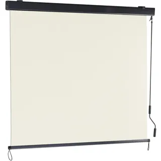 LZQ Seitenmarkise 250 x 160 cm Beige Polyester