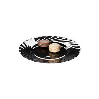 ARCOROC Dessertteller schwarz Opal-Hartglas D: ca. 19 cm - schwarz
