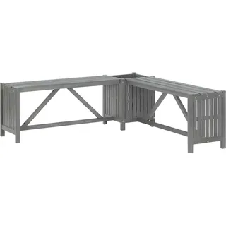 Maison Exclusive - Garten-eckbank Mit Pflanzkübel 117 Cm Massivho