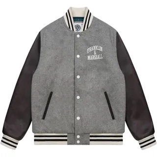 FRANKLIN & MARSHALL Jacke grau / dunkelgrau / schwarz / weiß M