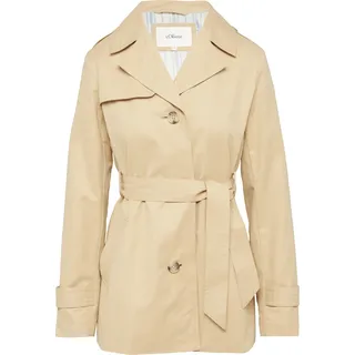 s.Oliver Kurzer Trench mit Gürtel - 46
