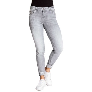 Zhrill Mom-Jeans Skinny Jeans NOVA Grey angenehmer Sitzkomfort grau 27