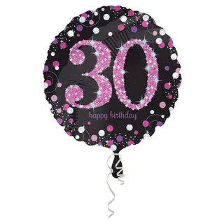 amscan® Luftballon rund 43 cm Pink