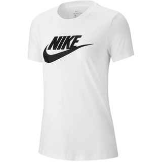 Nike Damen W NSW TEE ESSNTL ICON FUTUR T-shirt, White/Black, S