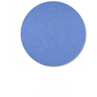 Runde Korktafeln, Filz-Pinnwand für Wände, Kork-Pinnwand, Memotafel, Leinen, Bauernhaus, dekorative Sichttafel, Korktafeln für Bürodekoration (Himmelblau, 40 x 40 cm)