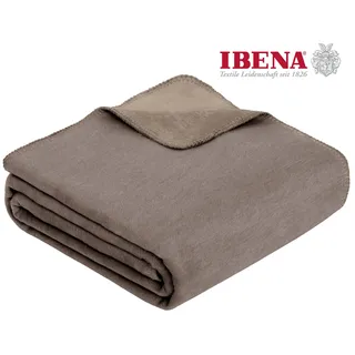IBENA Doubleface Dublin 150 x 200 cm espresso/hellbraun