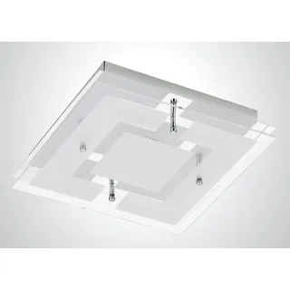Trango LED Deckenleuchte IP44 Bad 3-Stufen dimmbar *IVY*inkl. 12 Watt 3000K Modul warm weiß