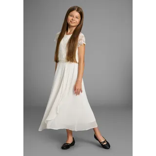 Kidsworld Jerseykleid in creme-weiß | Gr.: 104/110