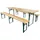 Tisch 220 x 50 cm Natur