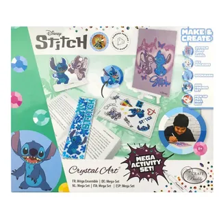 Craft Buddy Ltd. Crystal Art Stitch MEGA Activity Set Diamond Painting