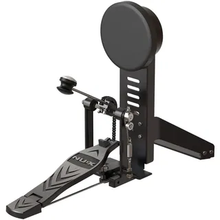 NU-X Kick Drum Trigger Pad und Pedal Set für DM-210/DP-2000 - Passiver Piezoauslöser mit TRS Klinkenausgang, kompatibler Ersatz oder Erweiterung für digitale Schlagzeug-Sets