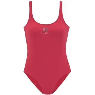 ELBSAND Badeanzug Damen rot 36 Cup A/B