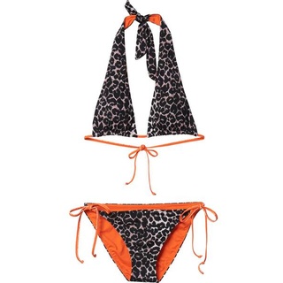 DELICATELOVE Damen Bikini Neckholder Bikini Set, BAGUETTE, XL
