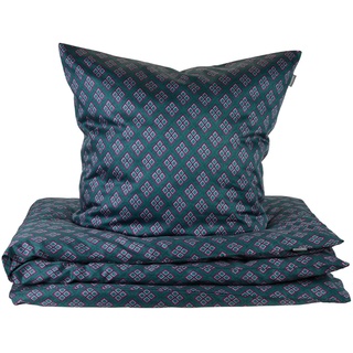 Schiesser Satin Bettwäsche Set Yosa aus seidenmattem, atmungsaktivem Baumwollsatin, Farbe:Lila und Malve, Größe:135 cm x 200 cm