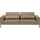 3-Sitzer JustB PM100 242 Leder XL-Sofa Fuß braun