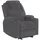 M MCombo Relaxsessel M MCombo Chenille 92 x 109 x 97 Grau elektrisch mit Liegefunktion und Vibration