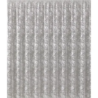 Gardinen nach Maß Bari Maßanfertigung, Vorhang nach Maß, Vorhänge nach Maß, Fenster, Kräuselband, Universalband, Faltenband (255cm Höhe x 300cm Breite)