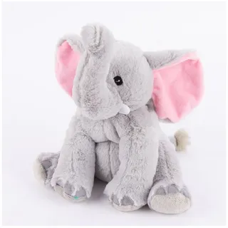 Warmies® Dekokissen Warmies Wärmestofftier Elefant grau mit 100% Hirse-Lavendelfüllung grau