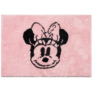 Jay Franco „Disney Minnie Maus“ weiche, rutschfeste Badematte – 51 x 77 cm Plüschteppich für das Badezimmer