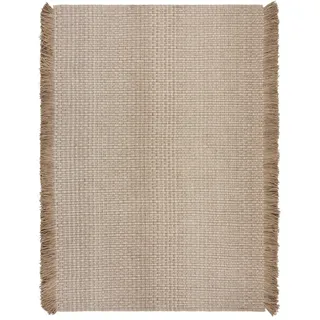 KADIMA DESIGN BOYNE Wollteppich 120 x 170 cm Beige
