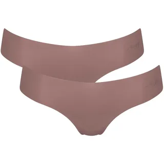 SLOGGI Zero Microfibre 2.0 Hipstring 2er Pack Cacao L