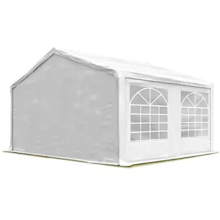 TOOLPORT Partyzelt 3x4 m Pavillon Starke PVC 600 N Plane wasserdicht und schneller Aufbau