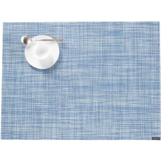 Chilewich, Tischset, Mini Basketweave Tischset Chambray (1 Stk., 48 x 36 cm)