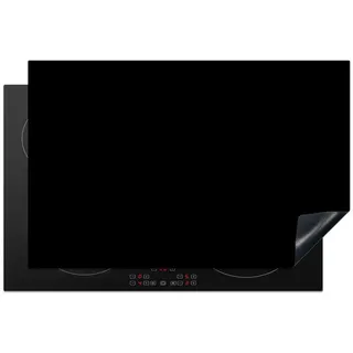 onlywow Herdabdeckplatte 80 x 52 cm Schwarz
