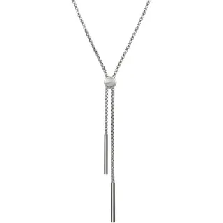 LIEBESKIND BERLIN Damen Schmuck - Verstellbare Y-Halskette und Ohrringe aus Edelstahl in verschiedenen Farben – Zeitlos, Alltagstauglich & Elegant