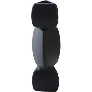 Abstrakte Nordische Keramikvase In Weiß Und Schwarz  30,5 Cm Und 20,5 Cm  Moderne Tischdekoration Und Geschenkidee