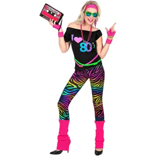 w widmann milano party fashion 80er Jahre Mode Kostüm Damen S