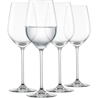 SCHOTT ZWIESEL Rotweinglas Fortissimo (4er-Set), edle Kristallgläser für Rotwein oder Wasser, spülmaschinenfeste Tritan-Weingläser, Made in Germany (Art.-Nr. 123681)
