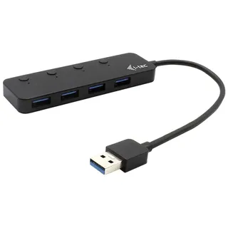 iTEC i-tec USB 3.0 5 GBit/s Schwarz I-TEC USB 3.0 Metal HUB 4 Port USB-A