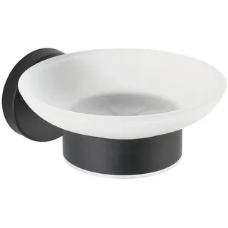 Wenko Seifenablage Seifenhalter Schwarz/Transparent