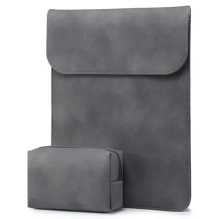 HYZUO 13 Zoll Laptophülle Tasche für MacBook Pro 13 M2 M1 2026-2016, MacBook Air 13 M5 A3449 M4 M3 M2 M1 2026-2018, 13" MacBook Neo 2026 A3404, 13" iPad Pro/Air, Surface Pro, XPS 13, Weltraum Grau