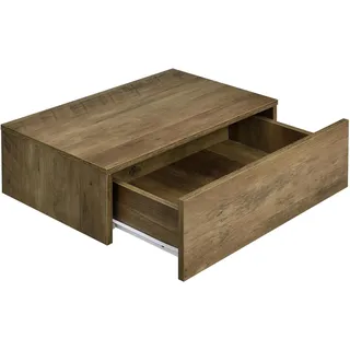 [en.casa] Wandregal Oslo 46 x 30 x 15 cm Mehrfarbig