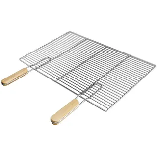 ECD Germany Grillrost 60 x 40 cm Edelstahl grau