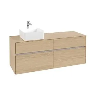 Waschbeckenunterschrank 140 x 55 cm Nordic Oak